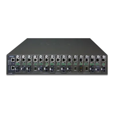 Planet - MC-1610MR48 - 16-slot Managed Media Converter Chassis (DC power)