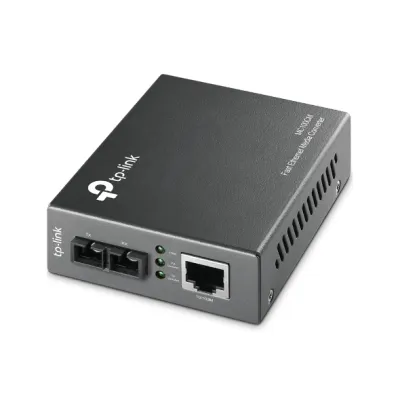 TP-Link - MC100CM - UNMC100CM 2PORT 10/100 RJ45/SC PERP TO 2KM STDALN SWITCHING ADAPT