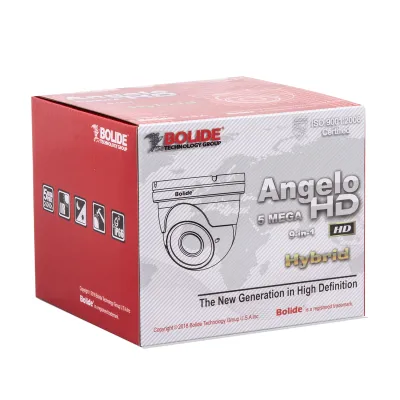 BOLIDE - BC1509IRODVA/AHN - 5MP / 4MP / 2MP 9-In-1 Varifocal Eyeball Camera with Control Over Coax