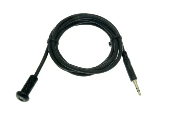ETS - ML1-HS - Un-Pre-Amplified, Compact, Panel Mount, Tamper Resistant, Weather Proof, Omni-Microphone, 6' 3.5mm Cord