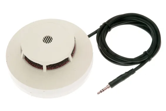 ETS - ML1-SD - Un-Pre-Amplified, Surface Mount, Covert Smoke Detector Style, Omni-directional Microphone