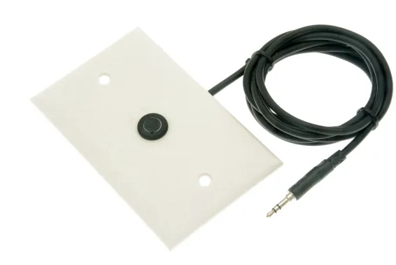 ETS - ML1-S - Un-Pre-Amplified, Single Gang, Flush Mount, Omni-directional Microphone, 6' 3.5mm Cord