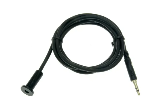 ETS - ML1-TD - Un-Pre-Amplified, Compact, Panel Mount, Tamper Resistant, Weather Proof, Omni-Microphone, 6' 3.5mm Cord