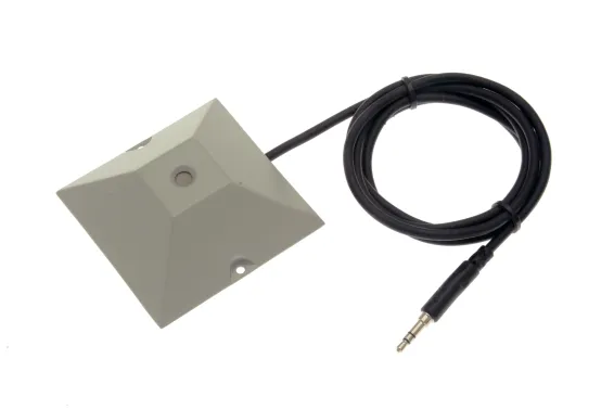 ETS - ML1-WPCF - IP57 Compact Un-Pre-Amplified, Surface Mount, Weather proof, Omni-directional Microphone, 6' 3.5mm Cord