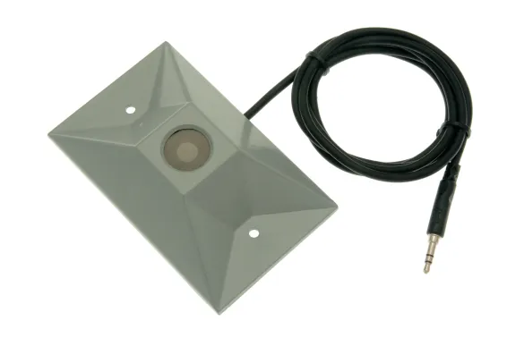 ETS - ML1-WP - IP57 Un-Pre-Amplified, Surface Mount, Weather proof, Omni-directional Microphone, 6' 3.5mm Cord