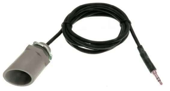 ETS - ML1-WSF - IP55 Un-Pre-Amplified, 1/2" knockout mountable weather resistant microphone