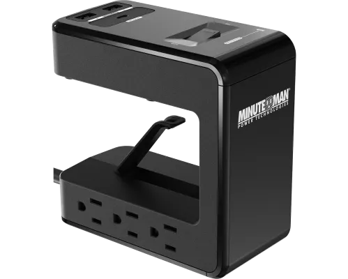 MINUTEMAN - MMS-DSK6U3 - Surge Module, 1080J, USB Charger
