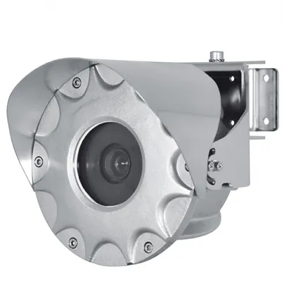 VideoTec - MMX2DAZA - MMX in AISI 316L 24Vdc/Vac - POE+, FullHD Day/Night camera, zoom 10x, armoured cable 4m (13ft), sunshield, wall/ceiling/parapet bracket