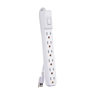 Cyber Power - MP1044NN - Power Strip 2-Pack 6 outlets per strip, 2' cord