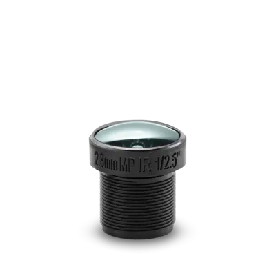 Arecont Vision - MPM2.8A - 2.8mm, 1/2.5", F1.8 M12-mount; Fixed iris, IR CORRECTED, Mega Series Only