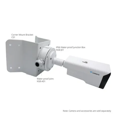 Luminys - N3B-8LAV - N3-L Mainstream Series 8MP LumiLuxSmart IP Standard Size Bullet 2.7-13.5mm, IR, White-light LEDs, and Dual-mode