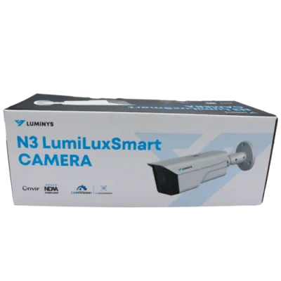 Luminys - N3B-8LAV - N3-L Mainstream Series 8MP LumiLuxSmart IP Standard Size Bullet 2.7-13.5mm, IR, White-light LEDs, and Dual-mode