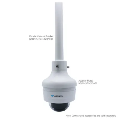 Luminys - N3D-8LAV - N3-L Mainstream Series 8MP LumiLuxSmart IP Standard Size Dome 2.7-13.5mm, IR, White-light LEDs, and Dual-mode