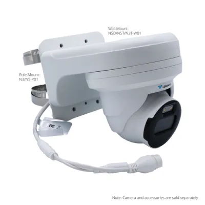 Luminys - N3T-4LA2 - N3-L Mainstream Series 4MP LumiLuxSmart IP Mini Size Turret 2.8mm, IR, White-light LEDs, and Dual-mode
