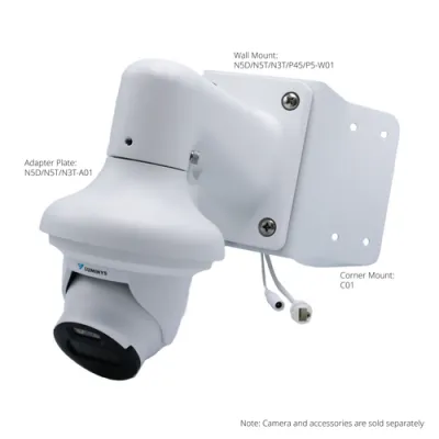 Luminys - N3T-4LA2 - N3-L Mainstream Series 4MP LumiLuxSmart IP Mini Size Turret 2.8mm, IR, White-light LEDs, and Dual-mode