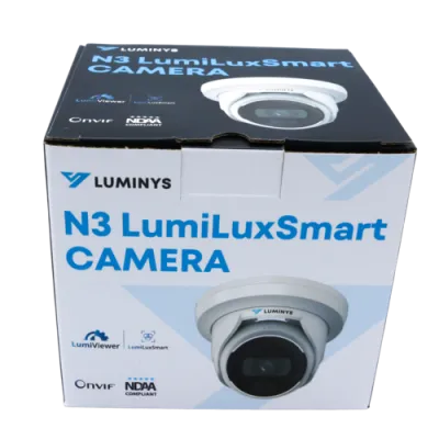 Luminys - N3T-4LA2 - N3-L Mainstream Series 4MP LumiLuxSmart IP Mini Size Turret 2.8mm, IR, White-light LEDs, and Dual-mode