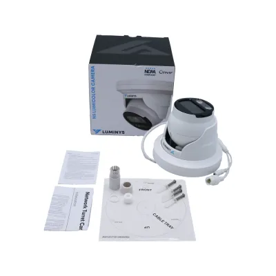 Luminys - N5T-4LA2 - N5-L Mainstream Series 4MP LumiLuxSmart IP Turret 2.8mm, IR, White-light LED, and Dual-mode