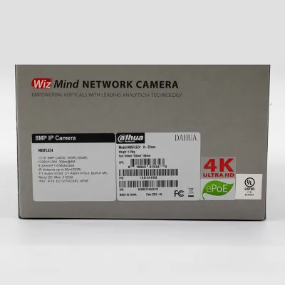 Dahua - N85FL6Z4 - ePoE 8MP AcuPick IP Dome 8-32mm IR Starlight+