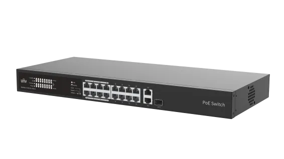 Uniview - NSW2020-16T1GT1GC-LPOE-IN - UNV Ethernet 16 Port 135W Low Power PoE Switch