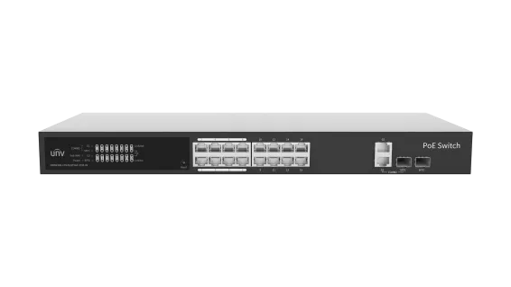 UNV - NSW2100-17GT1GP1GC-POE-IN - Giga 16 Port Lite Cloud Managed PoE Switch