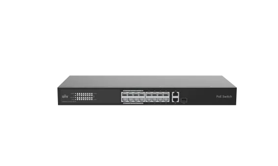Uniview - NSW3000-16T1GT1GC-POE-IN - Ethernet 16 Port 250W Cloud Managed Ethernet PoE Switch