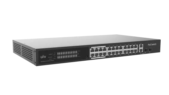 Uniview - NSW3000-25GT1GP1GC-POE-IN - UNV Giga 24 Port 370W Cloud Managed Ethernet PoE Switch