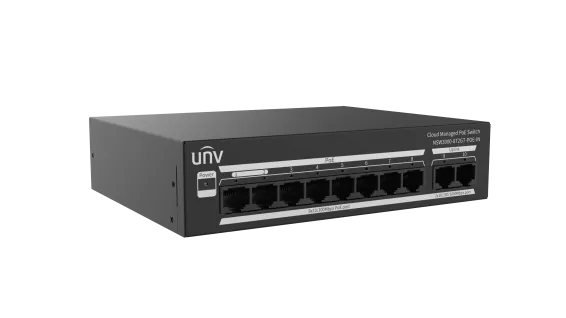 Uniview - NSW3000-8T2GT-POE-IN - UNV Ethernet 8 Port 120W Cloud Managed Ethernet PoE Switch