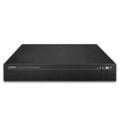 Planet - NVR-2516P - H.265 25-ch 4K Network Video Recorder with 16-Port PoE