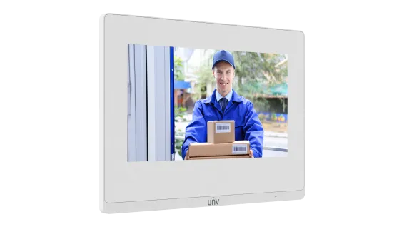 Uniview - OEI-372S-H-W-Z - "Wall Mounted 7-inch Indoor Station (Open wire installation)"