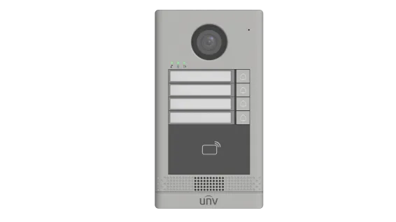 Uniview - OEU-202S-HMK4 - Villa Door Station (Metal, 4-button)