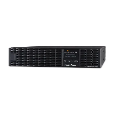 CYBERPOWER - OL3000RTXL2UHVN - 3000VA/2700W, 0.9PF, Pure Sine Wave, 2U, NEMA L6-20P, 10 ft cord, 2 NEMA L6-20R, 1 NEMA L6-30R, USB, Serial, RMCARD205 pre-installed, Relay, EPO, PowerPanel Business Edition software, 3 year warranty