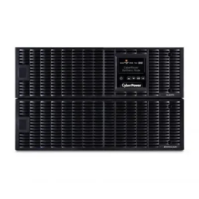 CYBERPOWER - OL6KRT - 6KVA/5.4KW, online double-conversion UPS, Sine wave output, 6U rack/tower convertible, 200-240V input and output, 10ft NEMA L6-30P input power cord, (2) NEMA L6-20R and (2) NEMA L6-30R outlets, LCD control panel, RMCARD205 pre-i