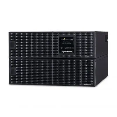 CYBERPOWER - OL6KRT - 6KVA/5.4KW, online double-conversion UPS, Sine wave output, 6U rack/tower convertible, 200-240V input and output, 10ft NEMA L6-30P input power cord, (2) NEMA L6-20R and (2) NEMA L6-30R outlets, LCD control panel, RMCARD205 pre-i