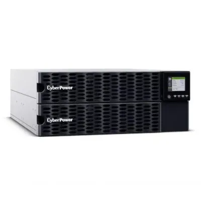 CYBERPOWER - OL8KRTHD - 8KVA/8KW, High Density, Online Double-Conversion, PF=1, 4U rack/tower, 200-240V Input Hardwire, 200-240V Output, 4 NEMA L6-20R, 2 NEMA L6-30R, Hardwire, Color Matrix LCD, USB, Serial, EPO, RMCARD205 optional, 3 year warranty