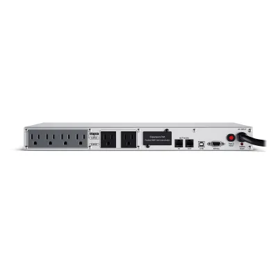 CYBERPOWER - OR1000LCDRM1U - 1000VA/600W 1U Rackmount UPS, 6 NEMA 5-15R Outlets, NEMA 5-15P Plug, 10 Ft. Cord, LCD, AVR, USB, Relay, SNMP, PowerPanel Business Software, 3 Year Warranty