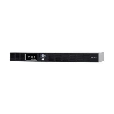 CYBERPOWER - OR500LCDRM1U - 500VA/300W 1U Rackmount UPS, 6 NEMA 5-15R Outlets, NEMA 5-15P Plug, 10 Ft. Cord, LCD, AVR, USB, Relay, SNMP, PowerPanel Business Software, 3 Year Warranty