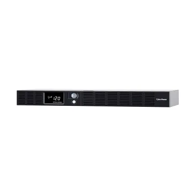 CYBERPOWER - OR700LCDRM1U - 700VA/400W, Simulated Sine Wave, 1U, NEMA 5-15P, 10 ft cord, 6 NEMA 5-15R, USB, Serial, SNMP, PowerPanel Business Edition software, Yes, 3 year warranty