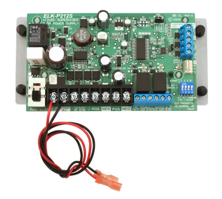 ELK - P212S - Supervised Remote Power Supply Bd; 2A @ 12VDC, for M1 or Standalone Use