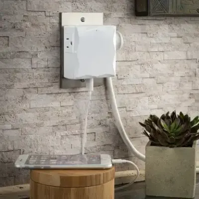 CYBERPOWER - P2WU - 2-Outlet Surge Protector with 3 USB 4.2A Type A, 500 Joules, Wall Tap, White, $50,000 CEG