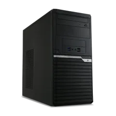 ACTI - PCT-250 - 2-Bay Tower Server with Intel Core i7-8700 Processor, NVIDIA GTX1050 Ti Graphics Card, 24X DVD Player, Windows 10