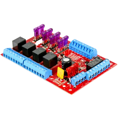 SECO-LARM - PD-4BTQ - 4-Channel Access Power Controller Board, 12~24 VAC/VDC, 10 Amp
