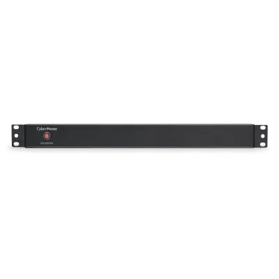 Cyber Power - PDU20B10R - 20A (Derated to 16A), 120 V, 50Hz/60Hz, NEMA 5-20P Plug, 10 NEMA 5-20R, 1U Rackmount