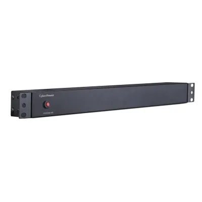 Cyber Power - PDU20B10R - 20A (Derated to 16A), 120 V, 50Hz/60Hz, NEMA 5-20P Plug, 10 NEMA 5-20R, 1U Rackmount