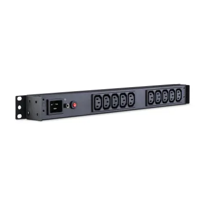 Cyber Power - PDU20BHVIEC10R - 20A (Derated to 16A), 200 - 230 V, 50Hz/60Hz, IEC-320 C20 plug, 10 ICE-320 C13, 1U Rackmount