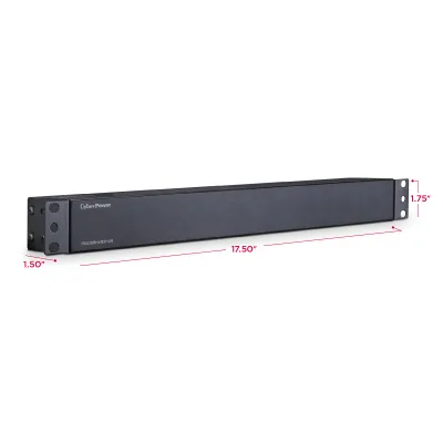 Cyber Power - PDU20BHVIEC12R - 20A (Derated to 16A), 208 - 230 V, 50Hz/60Hz, IEC-320 C20 plug, 12 IEC-320 C13, 1U Rackmount