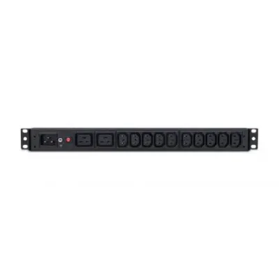 Cyber Power - PDU20BHVIEC12Ra - 20A (Derated to 16A), 200 - 230 V, 50Hz/60Hz, IEC-320 C20 plug, 12 ICE-320, 1U Rackmount, 10 ft cord, Limited lifetime warranty