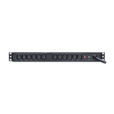 Cyber Power - PDU20BHVT12R - 20A (Derated to 16A), 208 - 230 V, 50Hz/60Hz, NEMA L6-20P plug, 12 IEC-320 C13, 1U Rackmount