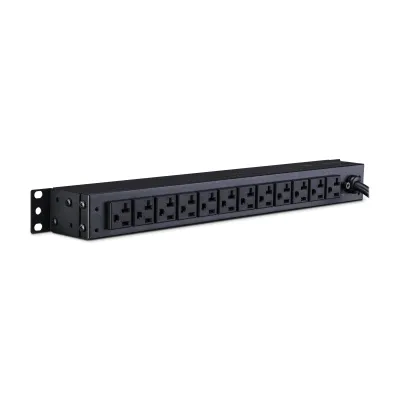 Cyber Power - PDU20BT6F12R - 20A (Derated to 16A), 120 V, 50Hz/60Hz, NEMA L5-20P Plug, 18 NEMA 5-20R, 1U Rackmount