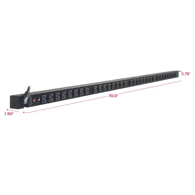 Cyber Power - PDU20BV32F - 20A (Derated to 16A), 120 V, 50Hz/60Hz