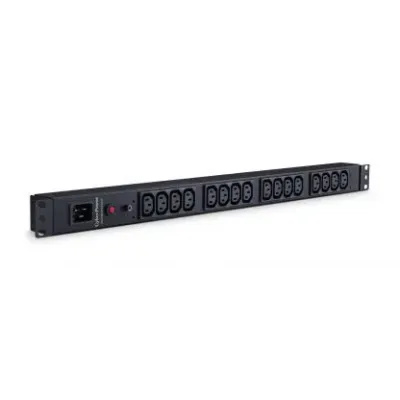 Cyber Power - PDU20BVHVIEC16F - 20A (Derated to 16A), 200 - 230 V, 50Hz/60Hz, IEC-320 C20 plug, 16 IEC-320 C13, 0U Rackmount, 10 ft cord, Limited lifetime warranty